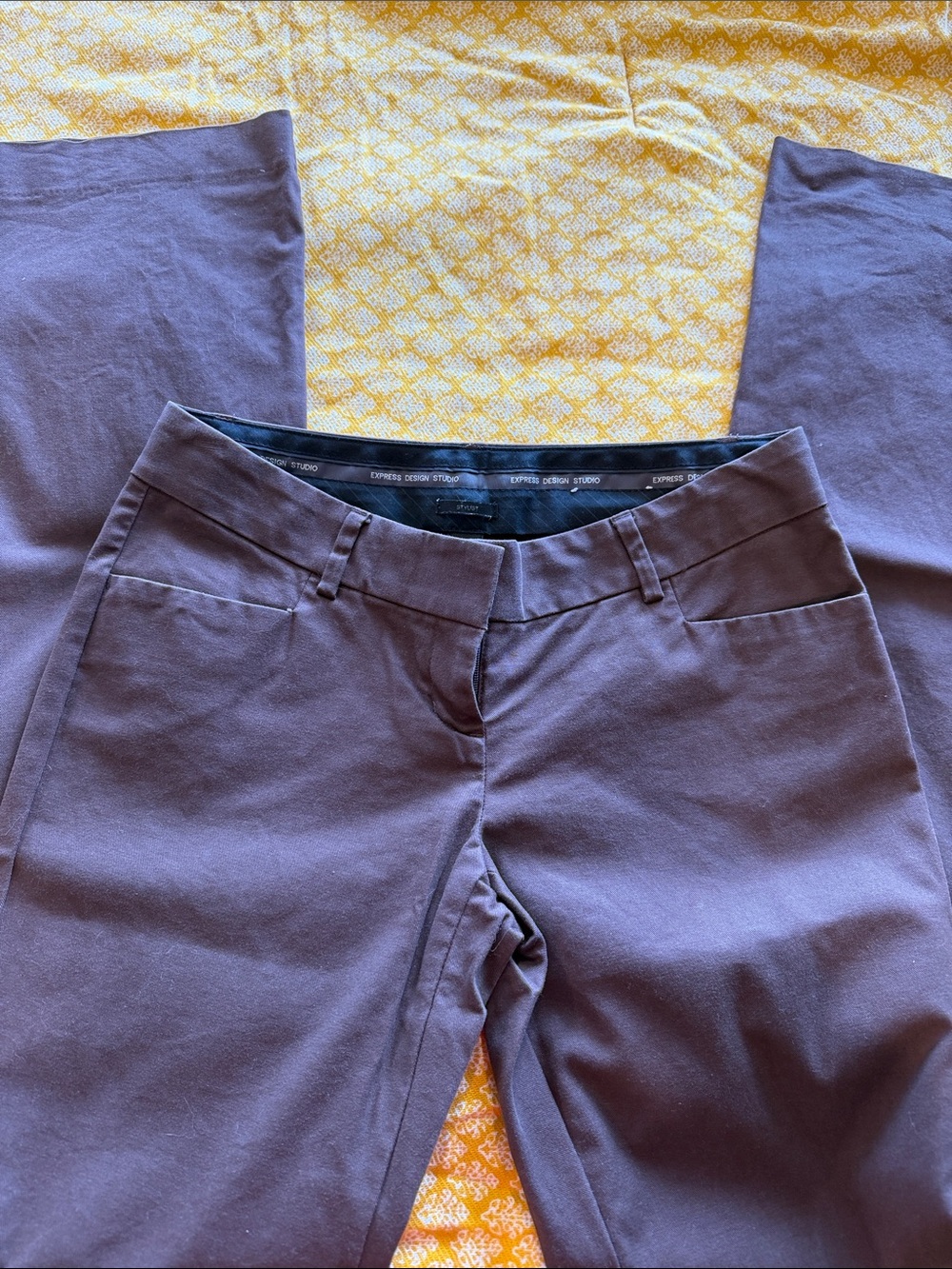 Express Women’s Dress Pants in Dark Brown “Stylist” - Picture 3 of 7